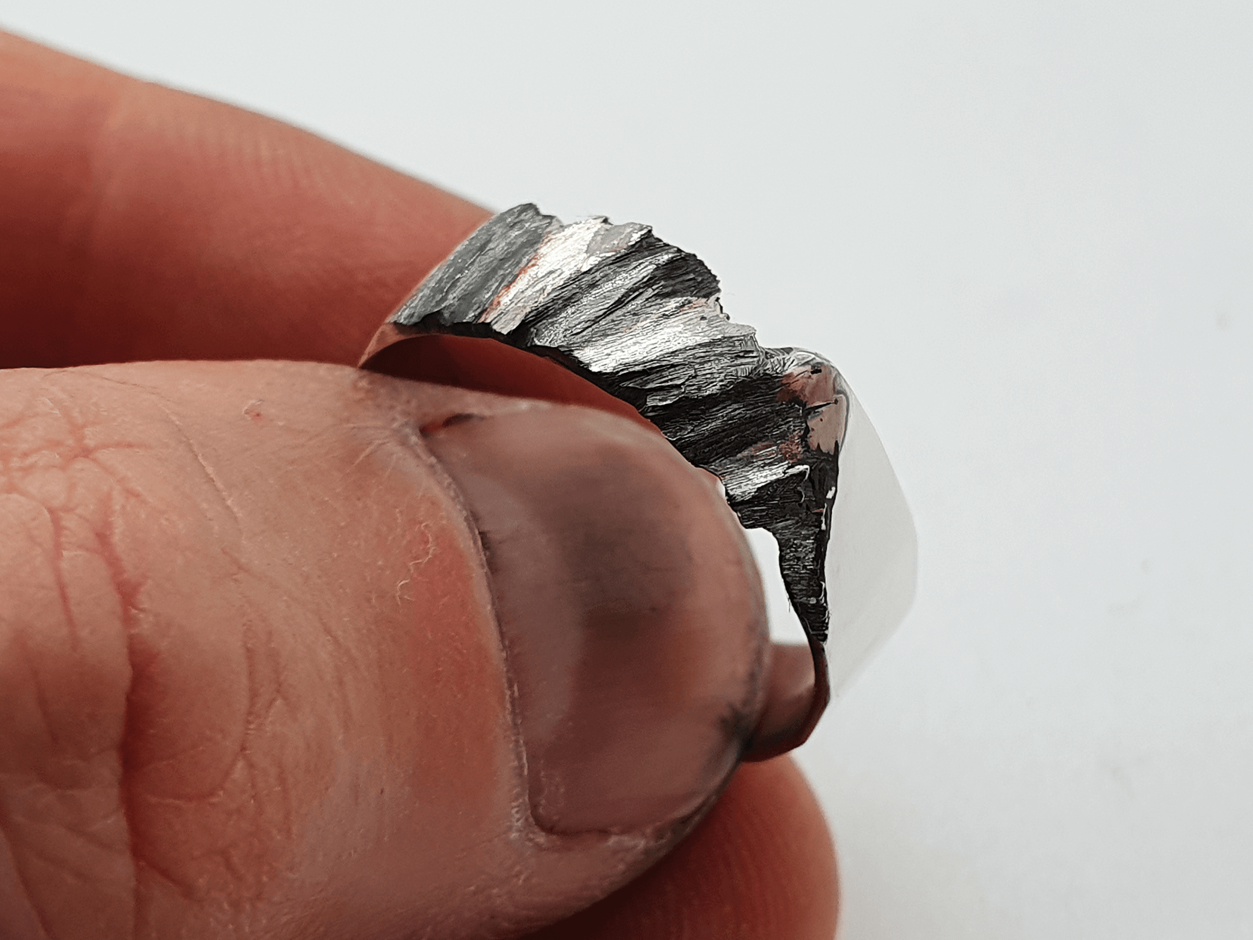 equilibrium-20231109_122908-2 oxidised silver ring with smooth and rough contrast – Equilibrium